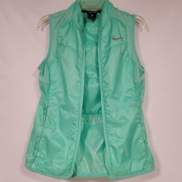 Nike Jackets & Coats Nike Womens Neon Green Reflective Running Vest
